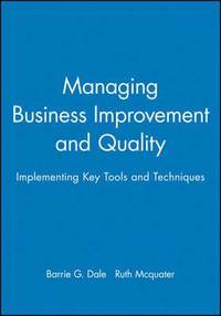 bokomslag Managing Business Improvement and Quality
