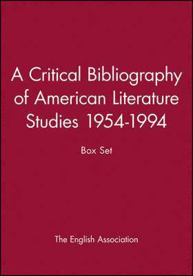 Critical Bibliography of American Literature Studies 1954-1994