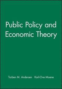 bokomslag Public Policy and Economic Theory