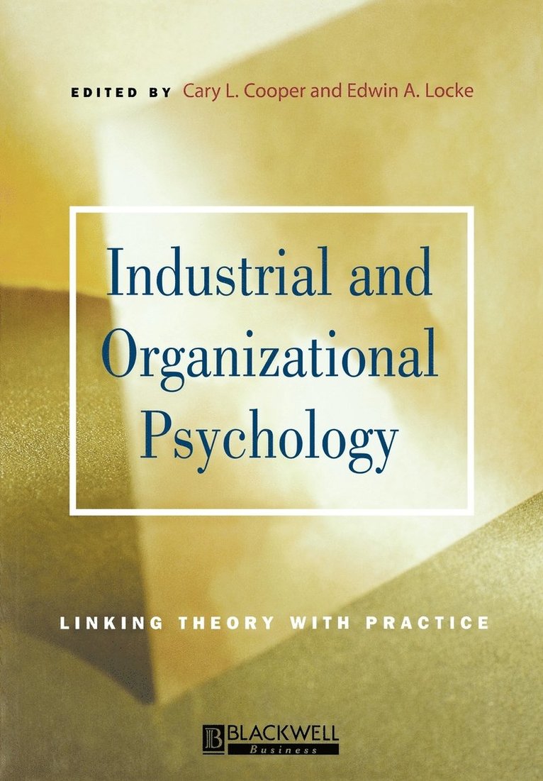 Industrial and Organizational Psychology 1