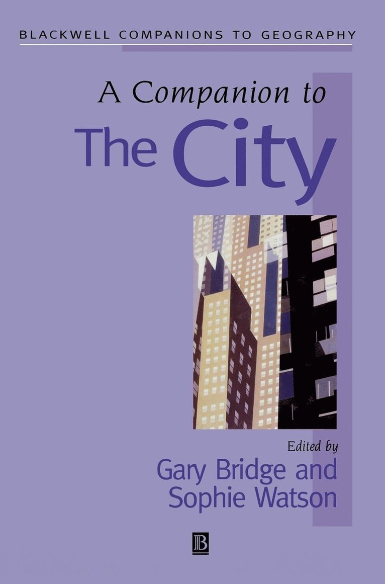 Bridge, Watson S, Gary Bridge, Sophie Watson - Companion to the City, Inbunden