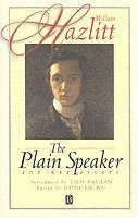 William Hazlitt, Tom Paulin - Plain Speaker, Häftad