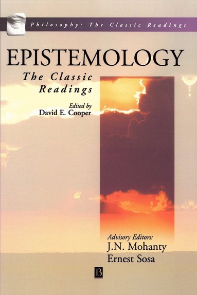 Cooper, David E. Cooper - Epistemology, Häftad