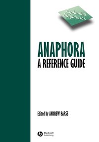 bokomslag Anaphora