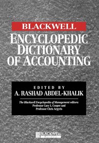 bokomslag The Blackwell Encyclopedic Dictionary of Accounting