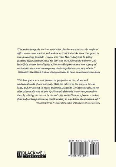 Margaret R. Miles - Plotinus on Body and Beauty, Inbunden