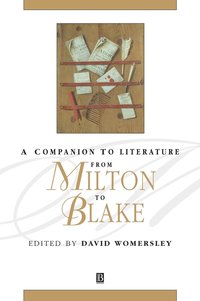bokomslag A Companion to Literature from Milton to Blake