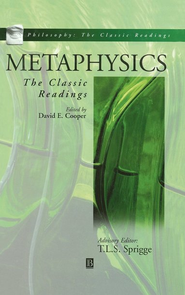 COOPER, David E. Cooper - Metaphysics, Inbunden