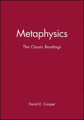 Cooper, Sprigge, David E. Cooper - Metaphysics, Häftad
