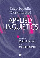 Johnson, Keith Johnson, Helen Johnson - Encyclopedic Dictionary of Applied Linguistics, Häftad