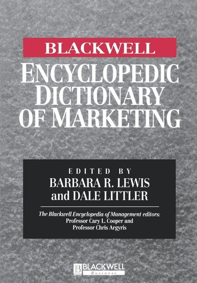 bokomslag Blackwell Encyclopedic Dictionary of Marketing