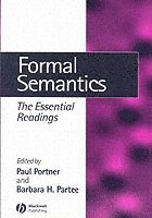 Formal Semantics 1