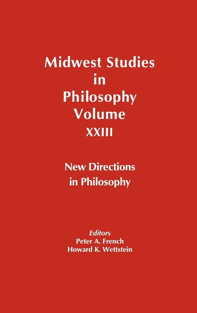 New Directions in Philosophy, Volume XXIII 1