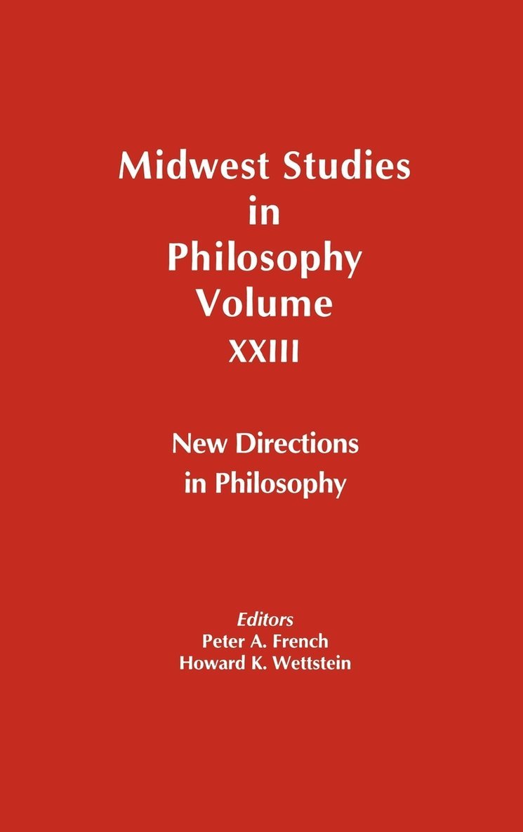 New Directions in Philosophy, Volume XXIII
