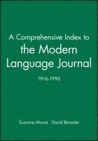 Comprehensive Index to the Modern Language Journal