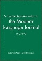 A Comprehensive Index to the Modern Language Journal 1