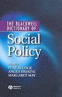 bokomslag The Blackwell Dictionary of Social Policy