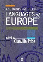 Price, Glanville Price - Encyclopedia of the Languages of Europe, Häftad