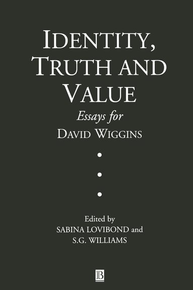 Lovibond, Williams, Sabina Lovibond, Stephen G. Williams - Identity, Truth and Value, Häftad