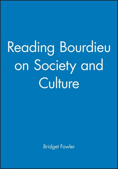 bokomslag Reading Bourdieu on Society and Culture