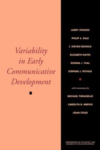bokomslag Variability in Early Communicative Development