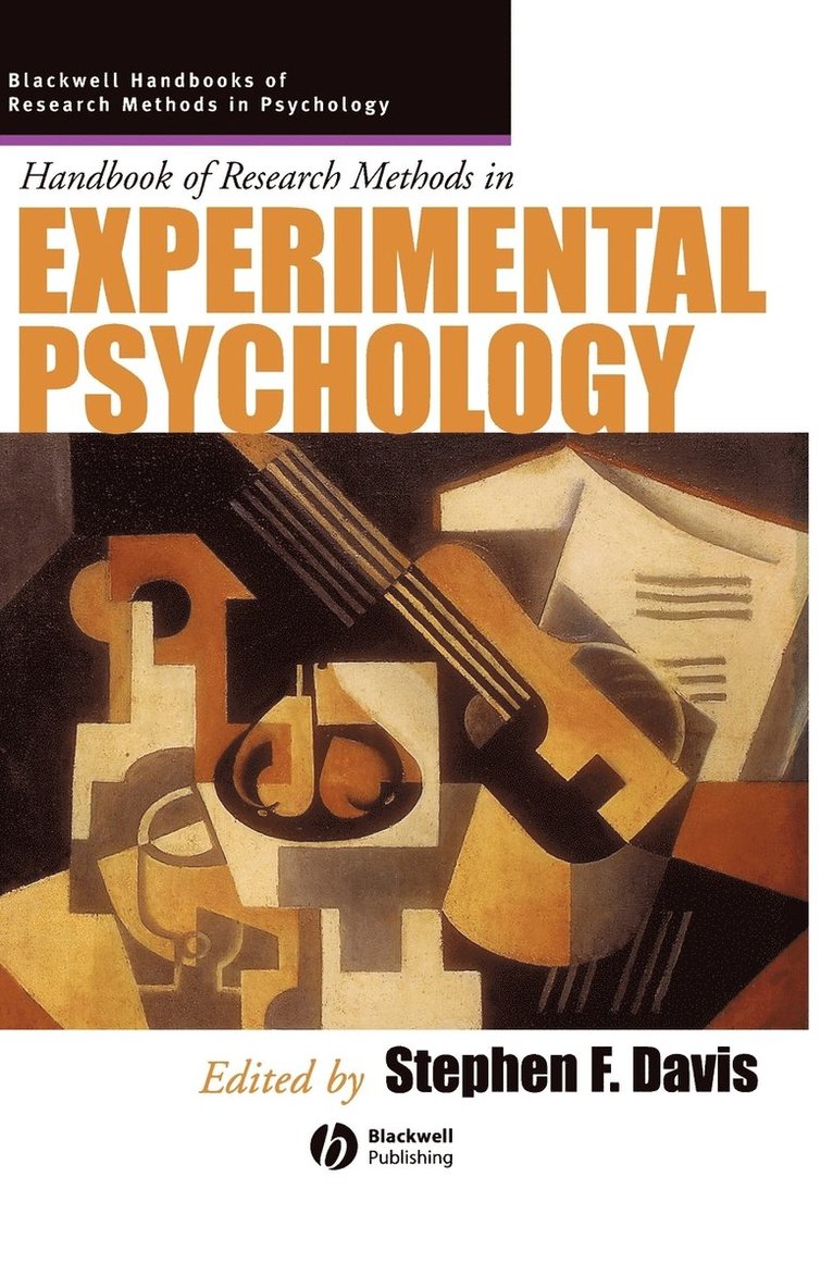 Handbook of Research Methods in Experimental Psychology 1
