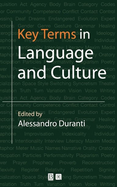 Duranti, Alessandro Duranti - Key Terms in Language and Culture, Inbunden