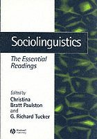 Sociolinguistics 1