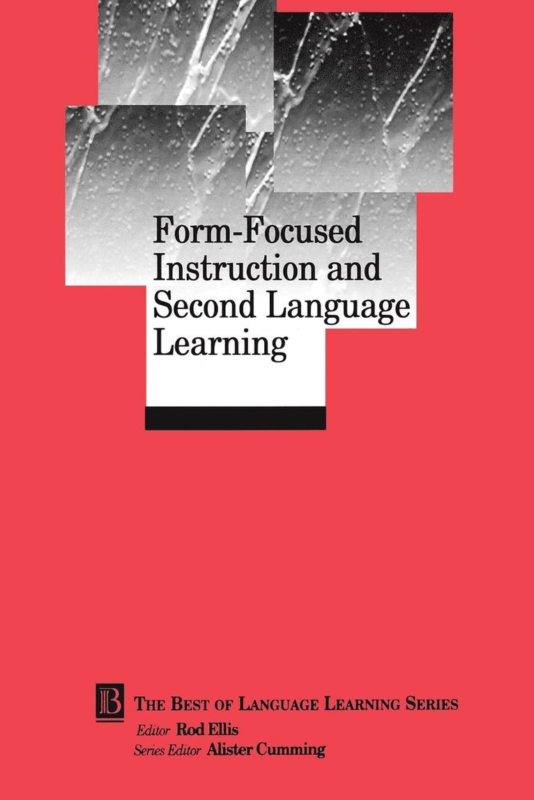 Rod Ellis, Ellis - Form-Focused Instruction and Second Language Learning, Häftad