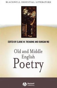 bokomslag Old and Middle English Poetry