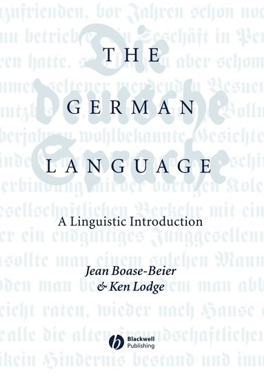 Jean Boase-Beier, Ken R. Lodge - German Language, Häftad
