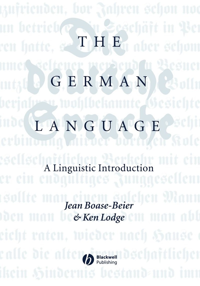 The German Language 1