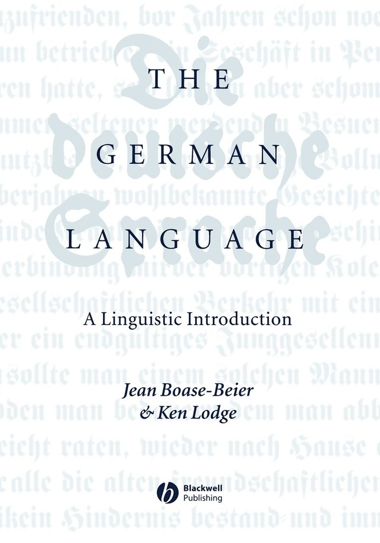 Jean Boase-Beier, Ken R. Lodge, Boase-Beier, Lodge KR, Ken R Lodge - German Language, Häftad