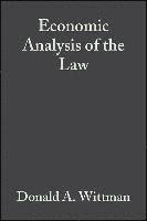 bokomslag Economic Analysis of the Law