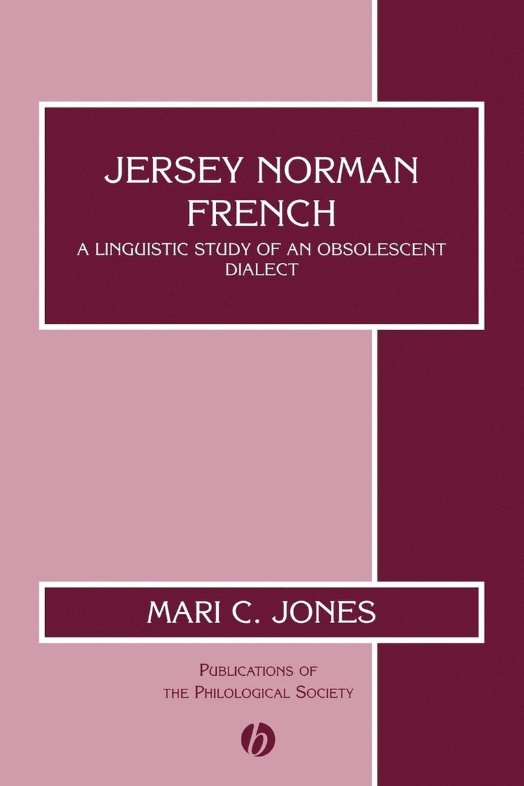 Mari Catrin Jones, Mari Catrin (University of Cambridge) Jones, Jones - Jersey Norman French, Häftad