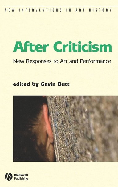 BUTT, Gavin Butt - After Criticism, Inbunden