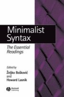 Minimalist Syntax 1