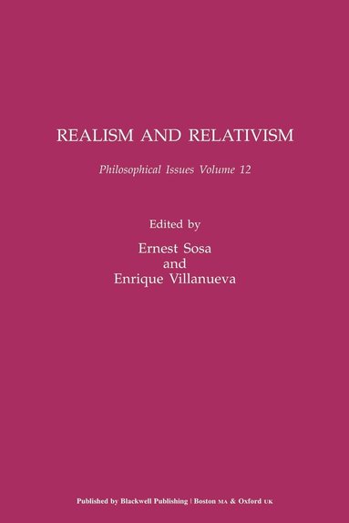 bokomslag Realism and Relativism, Volume 12