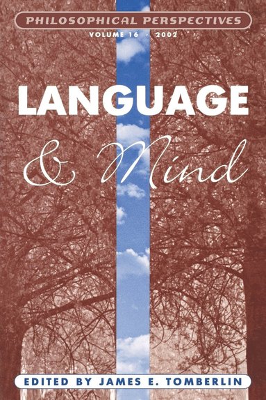 Tomberlin, James E. Tomberlin - Language and Mind, Volume 16, Häftad