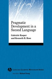 bokomslag Pragmatic Development in a Second Language