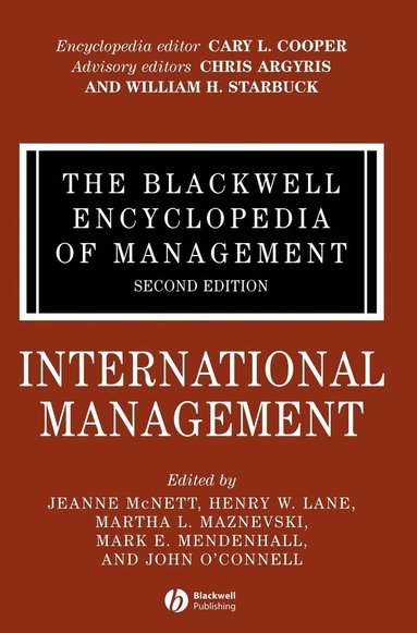 Jeanne McNett, Henry W. Lane, Martha L. Maznevski, Mark E. Mendenhall, John O'Connell - Blackwell Encyclopedia of Management, International Management, Inbunden