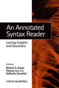bokomslag An Annotated Syntax Reader