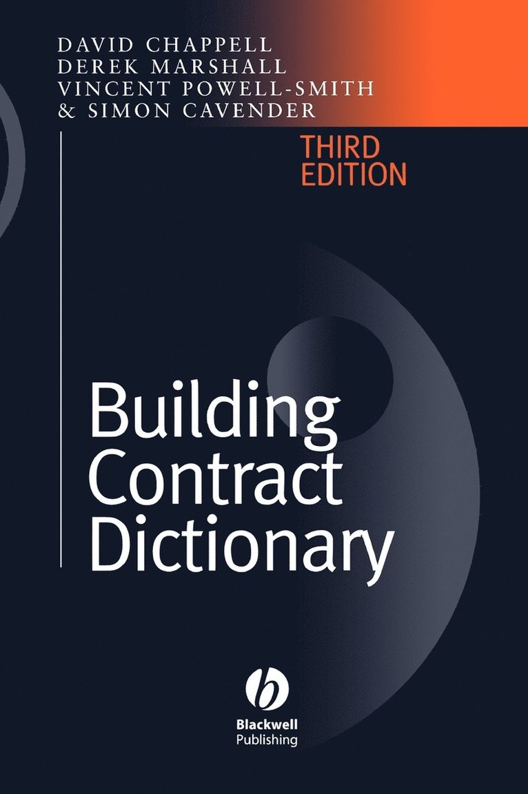 Building Contract Dictionary 1
