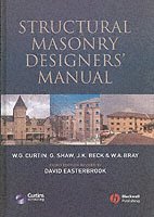 bokomslag Structural Masonry Designers' Manual