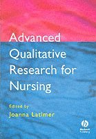 bokomslag Advanced Qualitative Research for Nursing