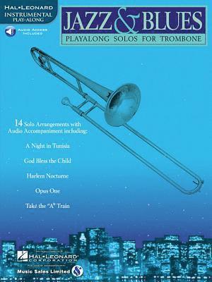 bokomslag Jazz & Blues Playalong Solos for Trombone Book/Online Audio [With CD (Audio)]