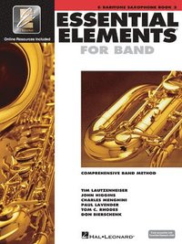 bokomslag Essential Elements for Band Book 2 with Eei Baritone Saxophone Method Book Concert Band Sheet Music and Online Audio Hal Leonard Beginner and Intermed