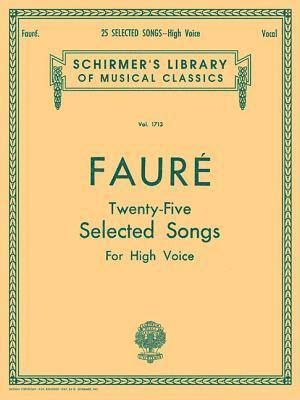 bokomslag 25 Selected Songs: Schirmer Library of Classics Volume 1713 High Voice