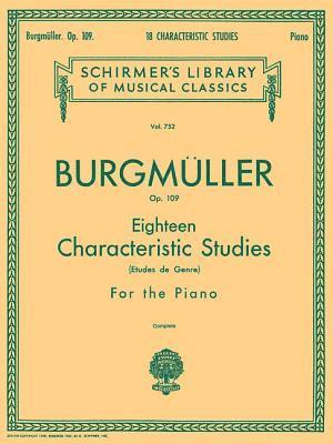 Louis Oesterle - 18 Characteristic Studies, Op. 109: Schirmer Library of Classics Volume 752 Piano Solo, Häftad