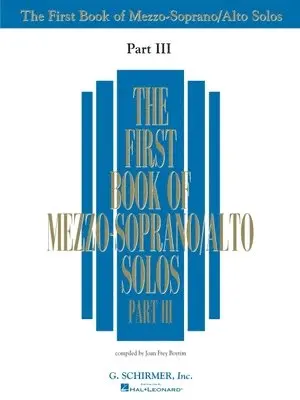 Joan Frey Boytim - First Book of Mezzo-Soprano Solos - Part III, Häftad. Tillgänglighet: Lägg i varukorg